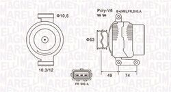 MAGNETI MARELLI Lichtmaschine Generator Lima 063731638010 für FORD MONDEO 3 BWY