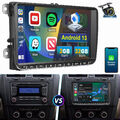 Für VW GOLF 5 Passat Polo Touran Caddy KAM 9" Android 13 Autoradio Navi BT 2+32G