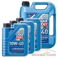 3x 1 L + 5 L = 8 LITER LIQUI MOLY SUPER LEICHTLAUF 10W-40 MOTOR-ÖL  32280239