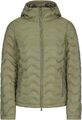 Fresh Made Damen Steppjacke Wavy Quilted mit Kapuze Übergangsjacke Ligth Padded