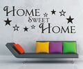 Wandtattoo Home sweet Home Flur Zuhause Wandsticker Wandaufkleber Sprüche 