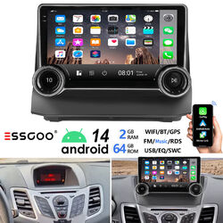 2+64G Apple CarPlay Für Ford Fiesta 2009-2014 Android 14 Autoradio GPS Navi WIFI