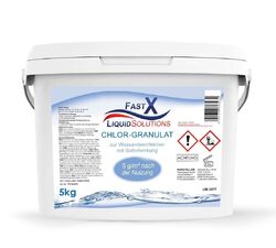 Chlorgranulat schnell löslich Desinfektion Pool Chlor Granulat 5KG Fast-X