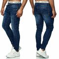 Herren Jeans Hosen  Stretch  Slim fit   SKINNY  Blau Schwarz Grau JOGGER  WEISS