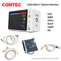 CMS1000-Patientenmonitor, Vitalfunktionen, Intensiv-EKG, NIBP, SPO2, RESP-TEMP