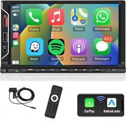DAB+ 1+32G Android 13 Autoradio Carplay GPS NAVI WIFI BT RDS 6*USB Doppel 2DIN