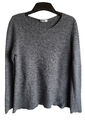 Peter Hahn Pullover Langarm Gr. 42 blaugrau meliert