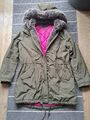 TOMMY HILFIGER Parka Kapuze khaki oliv Gr. S 36 38