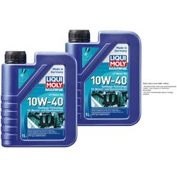 2 L LIQUI MOLY Marine 10W-40 4T Motor Oil Motorrad Motoröl Mineralisch API SL