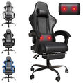 Gaming Stuhl Schreibtischstuhl Ergonomischer Bürostuhl Computerstuhl mit Massage