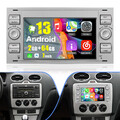 2G+64G Android 13.0 Autoradio Carplay Navi Für Ford Focus Fiesta C S Max Transit