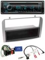 Kenwood Lenkrad Bluetooth DAB USB CD Autoradio für Alfa GT 147 07-10 silber Abla