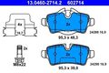 Bremsbelagsatz  Scheibenbremse hinten Ate 13.0460 2714.2 für MINI