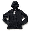 Nike Training Zip Fleece Hoodie Pullover Sweater Sweatshirt Damen Schwarz | XL