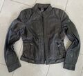 Gipsy Echt LEDER Jacke Schwarz Biker