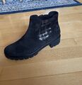 Stiefelette Leder Gr. 42 G  schwarz von Semler