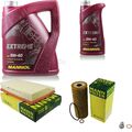 MANN-FILTER Inspektionspaket 6 L MANNOL Extreme 5W-40 für Mercedes C-Klasse