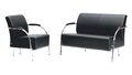 2 Sitzer Designer Sofa Sessel Polster Sofas Couchen Stoff Textil Leder