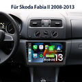 Für Skoda Fabia II 2008-2013 Android 13 Autoradio Carplay GPS NAVI RDS WIFI 64GB