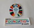 2024 UEFA Euro 2024 Pokal + Foundation Patch neu S