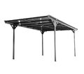 Carport Aluminium Westmann Helsinki 5x3m anthrazit Flachdach Einzelcarport