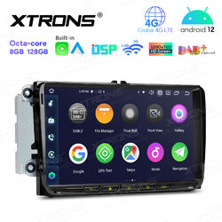Android 12 Autoradio 8Core 8+128GB Navi GPS für VW Amarok Bora Jetta Passat Golf