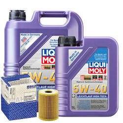 Motoröl 5W40 LIQUI MOLY High Tech 6L+MAHLE Ölfilter