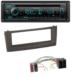 Kenwood Bluetooth DAB CD MP3 USB Autoradio für Fiat Grande Punto Punto ab 05 sch