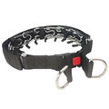 Hundehalsband Verstellbarer Training Zacken-Pinch-Kette -Nylon Mit Stahl DE T1F2