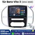 10" Autoradio Für Mercedes Benz Benz W639/Vito/Viano/W906 Android13 GPS DAB+ AM