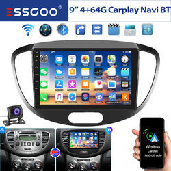 Für Hyundai i10 2007-2013 Autoradio Android 14 Apple Carplay GPS Navi Bluetooth