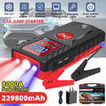 229800mah 8000A KFZ Auto Starthilfe Car Jump Starter Ladegerät Booster Powerbank