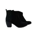 Venturini Damen Stiefeletten Gr. 39 Leder Schwarz Ankleboots 