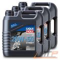 LIQUI MOLY 3x 4 L LITER MOTORBIKE 4T 20W-50 STREET MOTOR-ÖL MOTOREN-ÖL