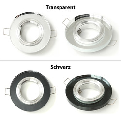 LED Einbaustrahler Rahmen GU10 Set 230V Einbauspot Einbaurahmen Einbauleuchte✔ 8 Modelle ✔ TOP-Qualität ✔ Sofort lieferbar ✔6 Farben