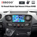 DAB+ 32G Autoradio Android GPS NAVI Kam Für Opel Movano B Renault Master 3 NV400