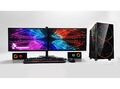 Dual 24" Gaming PC Bundle i7-6700 1TB SSD 16GB DDR4 RTX 3050 Wifi Windows 10