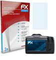 atFoliX 3x Schutzfolie für Blackmagic Design Pocket Cinema Camera 6K G2 klar