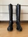 STRENESSE Stiefel Reiterstiefel Schwarz Gr 39 Top