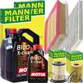 MANN INSPEKTIONSPAKET+MOTUL 5W-40 MOTORÖL passend für 1.7 CDTI OPEL CORSA D S07