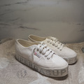 Superga Sneaker Damen Weiß Segeltuch Gr. 40