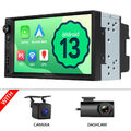 DVR+CAM+Android 13 2 DIN Autoradio 7" IPS Touchscreen Bluetooth GPS Navi CarPlay