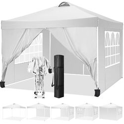 Pavillon Pop Up Faltpavillon 3x3-3x6m Wasserdicht Gartenzelt Partyzelt UV-Schutz