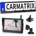 HD Solar Funk Rückfahrkamera 5" Monitor Rückfahrsystem kabellos mit Solarpanel