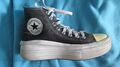 Sneaker Gr 38 Chuck Taylor lift platform Schwarz Converse ALL STAR  US7,5  UK5,5