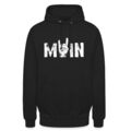 Moin Rock n Roll Gruß Aus Dem Norden Musik Rocker Unisex Hoodie