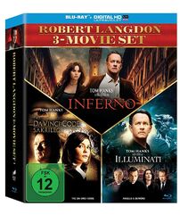 The Da Vinci Code - Sakrileg / Illuminati / Inferno (3er Set) - DVD / Blu-ray 4k