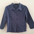 Zero Damen Bluse / Hemd Gr. 42 Blau