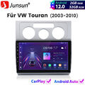 Carplay Autoradio 2+32GB Für VW Touran 1T1 2003-2010 GPS NAVI SWC RDS BT FM DAB+