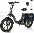 20 Zoll faltbares Elektrofahrrad 350W 36V 15AH 7-Gang 3,0-Zoll-Reifen Citybike